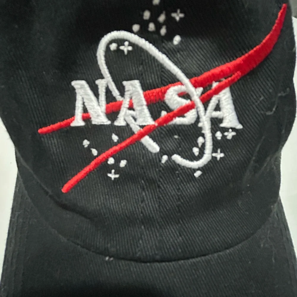 NASA Black Cap with Red Logo - Picture 3 of 14